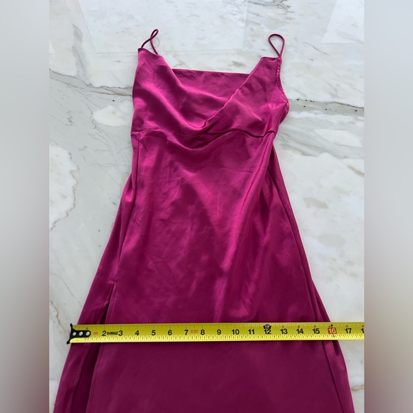 LIONESS Walk The Line Maxi Dress Magenta Size US 4 / AU 8 / Pink NWTS! - Picture 7 of 13